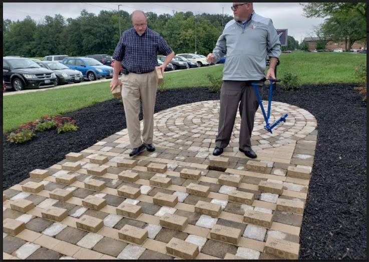 install of memorial garden