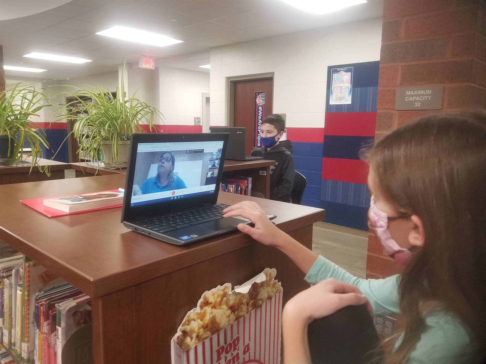 Virtual guest speaker-Soha Shah teaching about Indian Culture 